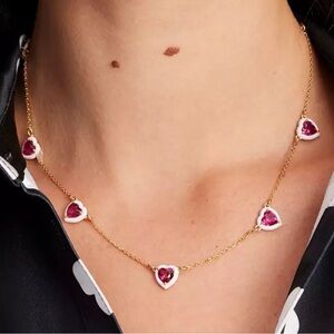 New Kate Spade Sweetheart Station Necklace